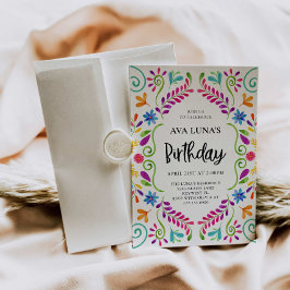 Mexicaans Fiesta Theme Birthday Kaart