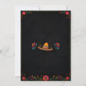 Mexicaans Fiesta Verjaardagsfeest Kaart (Achterkant)