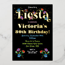 Mexicaans Fiesta-verjaardagsfeest met borduurwerk