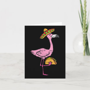 Mexicaans Flamingo Tacos Cute Cinco de Mayo Fiesta Kaart