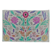 Mexicaans Floral Design  Kussensloop (Achterkant-Links)