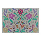 Mexicaans Floral Design  Kussensloop (Achterkant-Rechts)