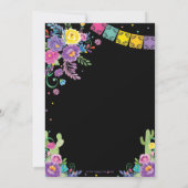 Mexicaans Floral Little Muchacho Boy Baby shower i Kaart (Achterkant)