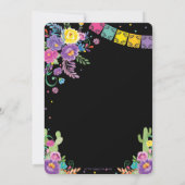 Mexicaans Floral Little Muchacho Boy Baby shower  Kaart (Achterkant)