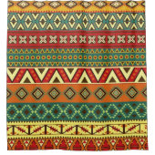 Mexicaans Folk Art Pattern Douchegordijn (Voorkant)