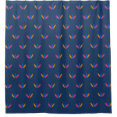 Mexicaans Folk Art Pattern Douchegordijn (Voorkant)