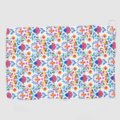 Mexicaans Folk Art Pattern Golfhanddoek (Horizontaal)