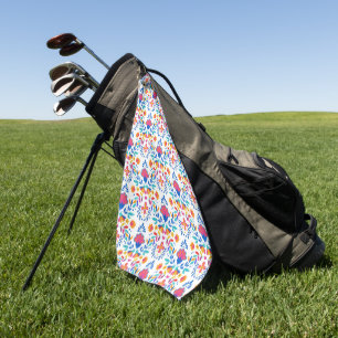 Mexicaans Folk Art Pattern Golfhanddoek