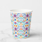 Mexicaans Folk Art Pattern Papieren Bekers (Rechts)
