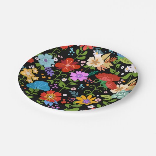 Mexicaans Folk Art Wedding Papieren Bordje (Gekanteld)