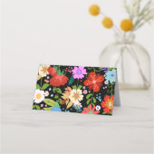 Mexicaans Folk Art Wedding Plaatskaartje (Achterkant)