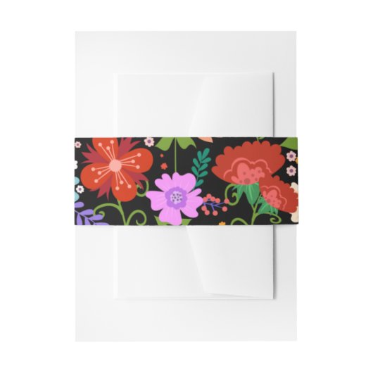 Mexicaans Folk Art Wedding Uitnodigingen Wikkel (Voorkant Voorbeeld)