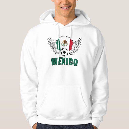 Mexicaans Football Crest Hoodie (Voorkant)