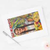 Mexicaans fruit Rechthoekige Sticker (Envelop)
