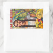 Mexicaans fruit Rechthoekige Sticker (Tas)