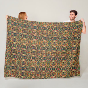 Mexicaans geïnspireerd ontwerp veelkleurig fleece deken