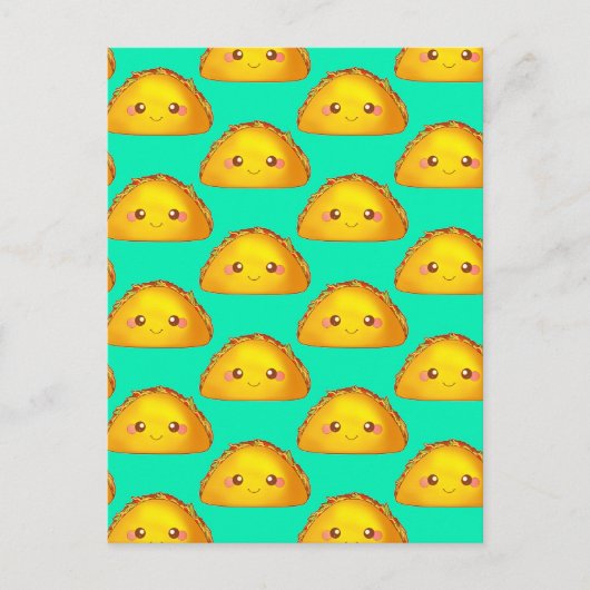 Mexicaans Ground Beef Hard Shell Taco Briefkaart (Voorkant)