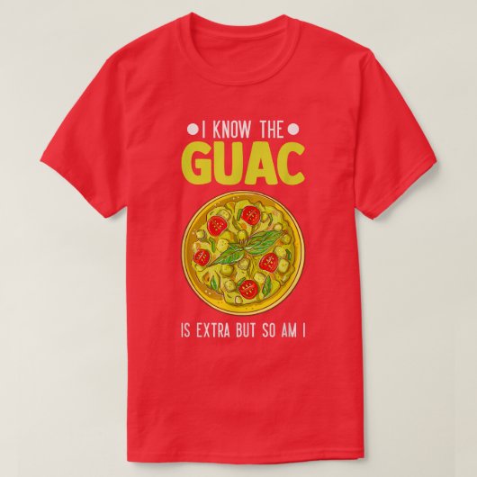 Mexicaans Guacamole Avocado Cinco de Mayo T-shirt (Design voorkant)