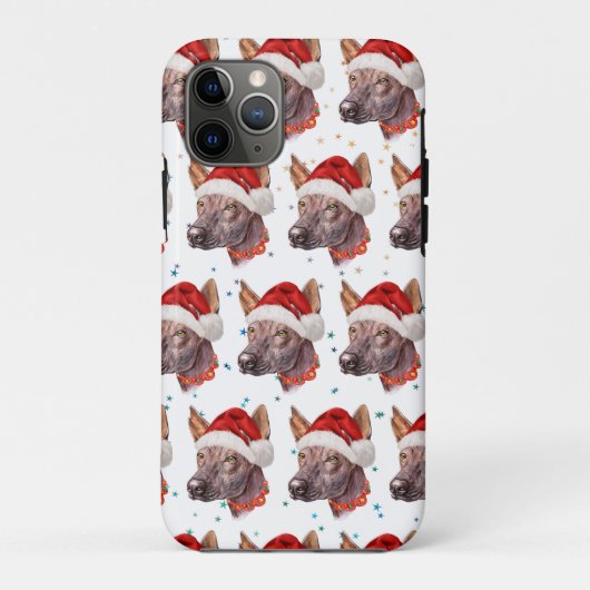 Mexicaans haarloos hondenras Kerststerren Case-Mate iPhone Case (Achterkant)