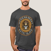 Mexicaans hart, Aztec bloed T-shirt (Voorkant)