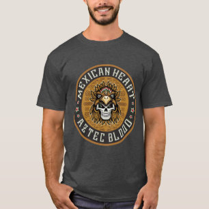 Mexicaans hart, Aztec bloed T-shirt