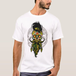 Mexicaans hoofd van de dood t-shirt