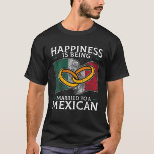 Mexicaans huwelijk Mexico Weddenschap met gehuwd e T-shirt