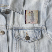 Mexicaans Indiaas Bereidingschocolade uit de Codex Vierkante Button 5,1 Cm (In situ)