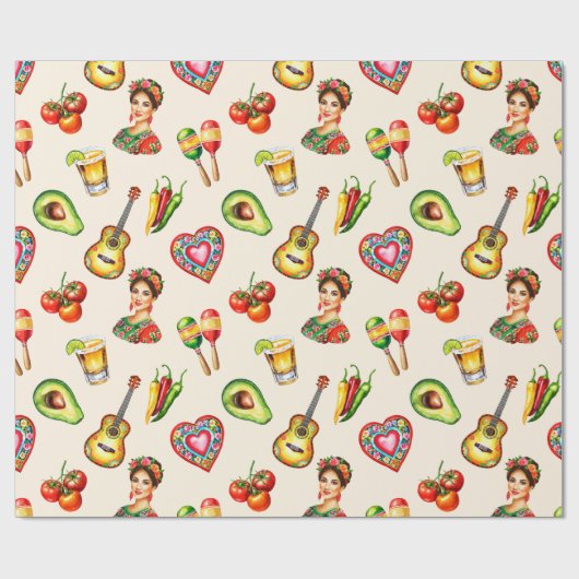 Mexicaans inpakpapier (Vlak)