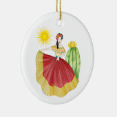 Mexicaans Kerstornament met Dancer Ornament (Rechts)