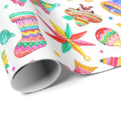Mexicaans kerstpapier cadeaupapier (Rol Hoek)