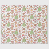 Mexicaans kerstpatroon cadeaupapier (Vlak)