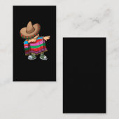 Mexicaans Kind afbreken met Sombrero en Sombrero Visitekaartje (Voorkant / Achterkant)