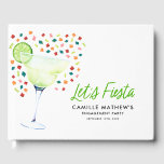 Mexicaans Let's Fiesta Verlovingsfeest Gastenboek<br><div class="desc">Laten we Fiesta Gastenboek maken. Overeenkomende items in ons Fiesta Vrijgezellenfeest Collectie</div>