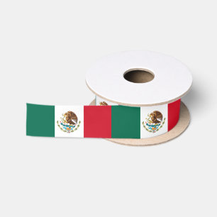 Mexicaans lintje, Mexico feestdag /sport Satijnen Lint