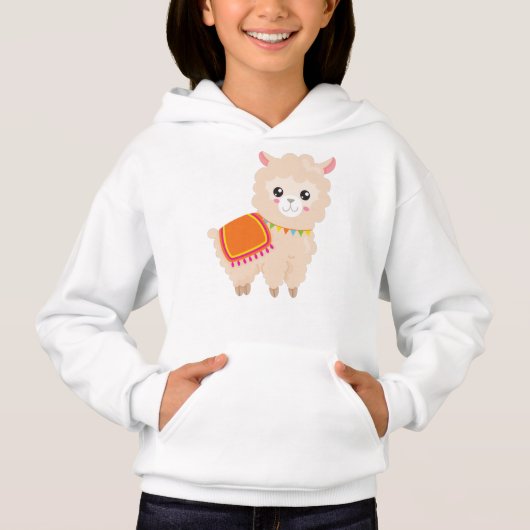 Mexicaans Llama, Cute Llama, Cute Alpaca, Baby Lla (Voorkant)
