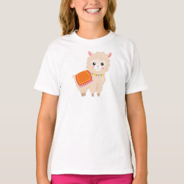 Mexicaans Llama, Cute Llama, Cute Alpaca, Baby Lla T-shirt