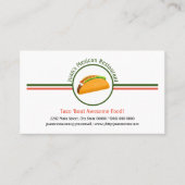 Mexicaans Logo Restaurant Custom Visitekaartje (Voorkant)