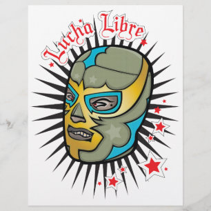 Mexicaans Lucha Libre-worstelmasker Flyer