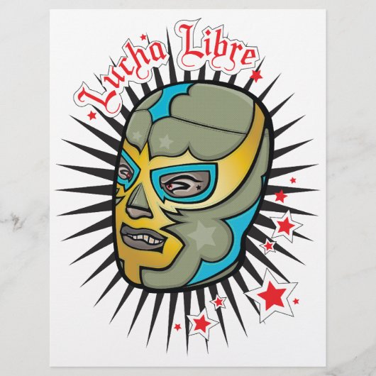 Mexicaans Lucha Libre-worstelmasker Flyer (Voorkant)