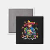 Mexicaans Maak Cinco De Mayo Groot Again Grappig T Magneet (Voorkant / Achterkant)