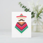 Mexicaans Man Briefkaart (Staand voorkant)