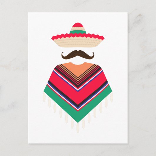 Mexicaans Man Briefkaart (Voorkant)