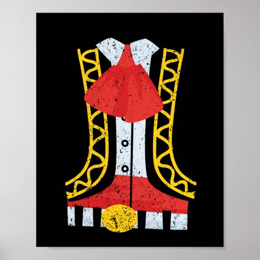 Mexicaans Mariachi Charro Cinco De Mayo Costume Poster (Voorkant)