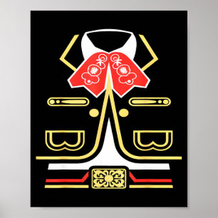 Mexicaans mariachi halloween kostuum charro cinco poster