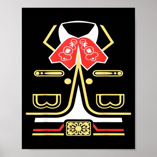 Mexicaans mariachi halloween kostuum charro cinco  poster (Voorkant)