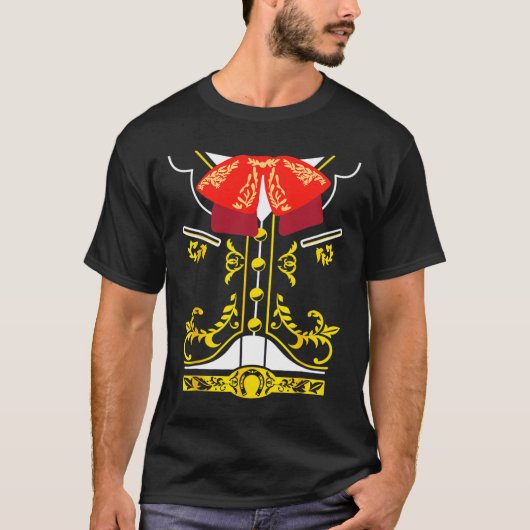 Mexicaans Mariachi T-shirt Charro Cinco De Mayo Ha (Voorkant)