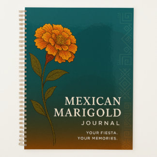 Mexicaans Marigold Journaal: Natuur-Inspireerde No Planner