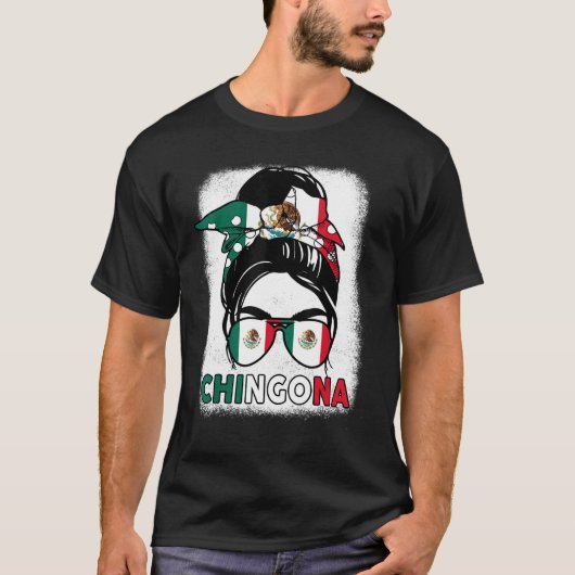 Mexicaans meisje Chingona Mexicana Cinco de Mayo M T-shirt (Voorkant)