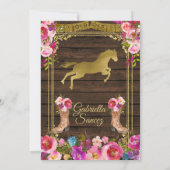 Mexicaans meisje met kleurrijk hout maakt Cinco aa Kaart (Achterkant)